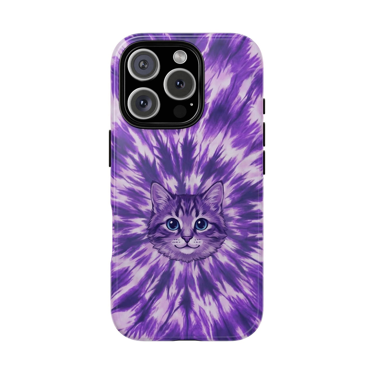 PURPLE AURA CAT PHONE CASE - TYPQ1304269
