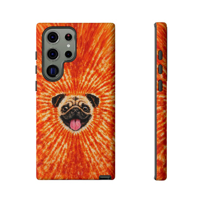 PUG DOG ORANGE  PHONE CASE - TLNT1604261