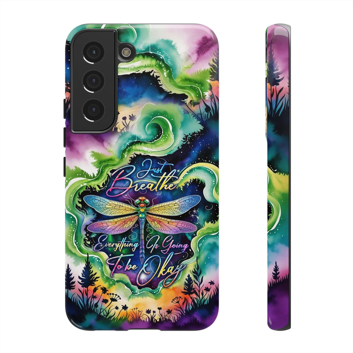 JUST BREATH DRAGONFLY  PHONE CASE  - TLHG2304264