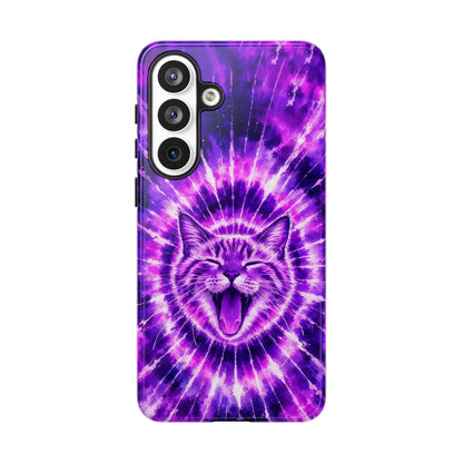 CAT PURPLE SWIRL PHONE CASE  - TLHN1504263