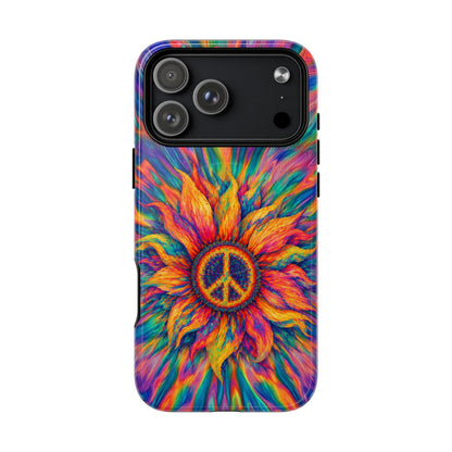SUNFLOWER PEACE BURST MAGNETIC PHONE CASE - TLTW2906268
