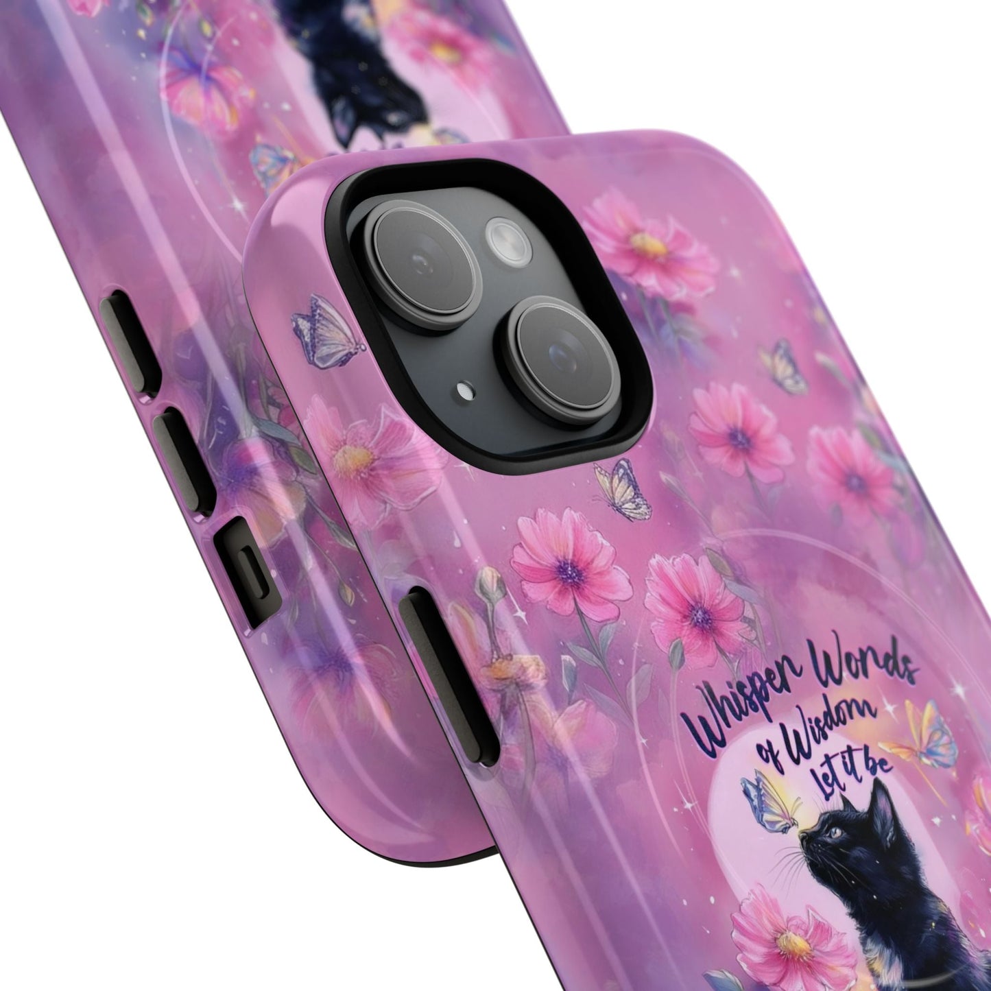 WHISPER WORDS OF WISDOM LET IT BE CAT MAGNETIC PHONE CASE - TLHG2605264