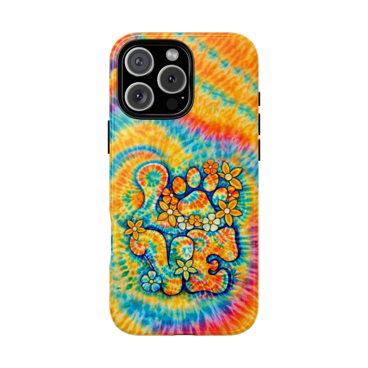 LOVE PAW PRINT SWIRL PHONE CASE  - TLHN2304264