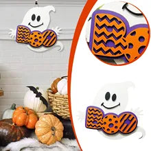 Halloween Ghosts Sign Halloween Ghost Doorplate Decoration Wall Hangings