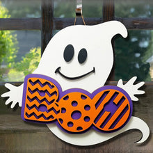 Load image into Gallery viewer, Halloween Ghosts Sign Halloween Ghost Doorplate Decoration Wall Hangings
