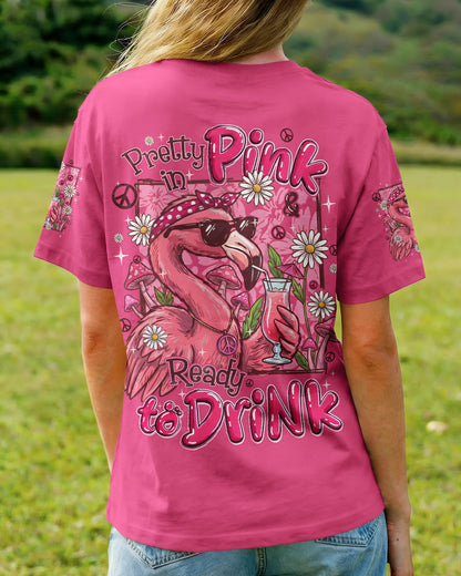 PRETTY IN PINK FLAMINGO ALL OVER PRINT - TYQY2206263