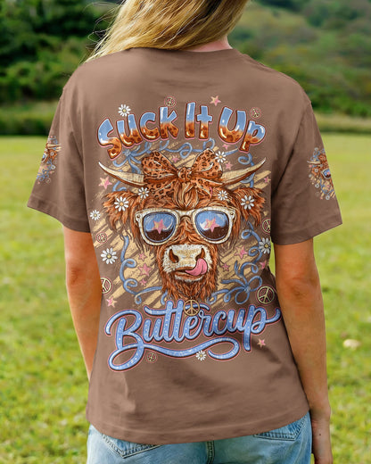 SUCK IT UP BUTTERCUP COW ALL OVER PRINT - TYQY2905261