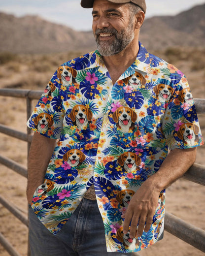 BEAGLE TROPICAL CAMP SHIRT - TLTW0604261