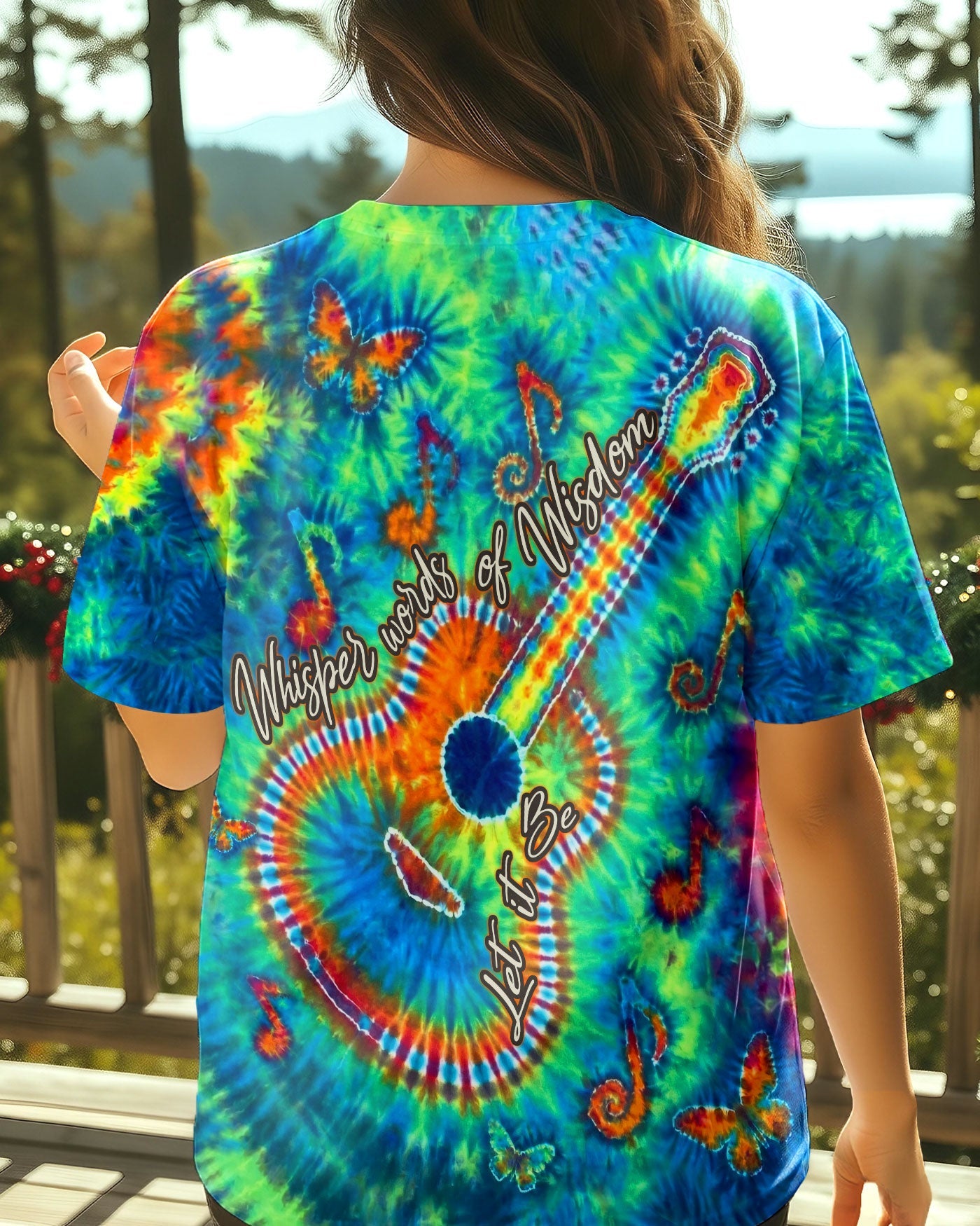 WHISPER WORDS OF WISDOM LET IT BE GUITAR ALL OVER PRINT - TLHN0605261