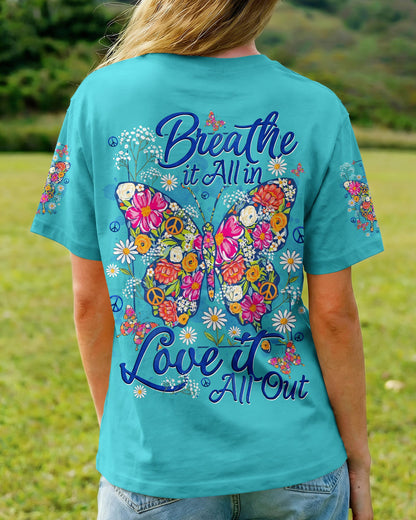 BREATHE IT ALL IN BUTTERFLY ALL OVER PRINT - TYQY1906261