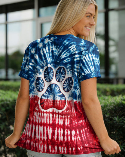 DOG MAMA RED WHITE & BLUE  ALL OVER PRINT  - TLNT2204263