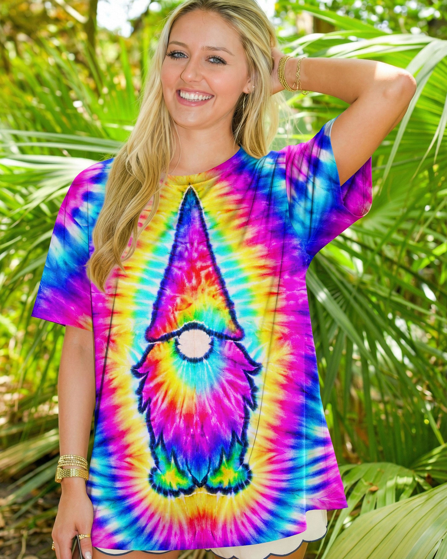 GNOME HIPPIE COLORFUL  ALL OVER PRINT  - TLNT0804263