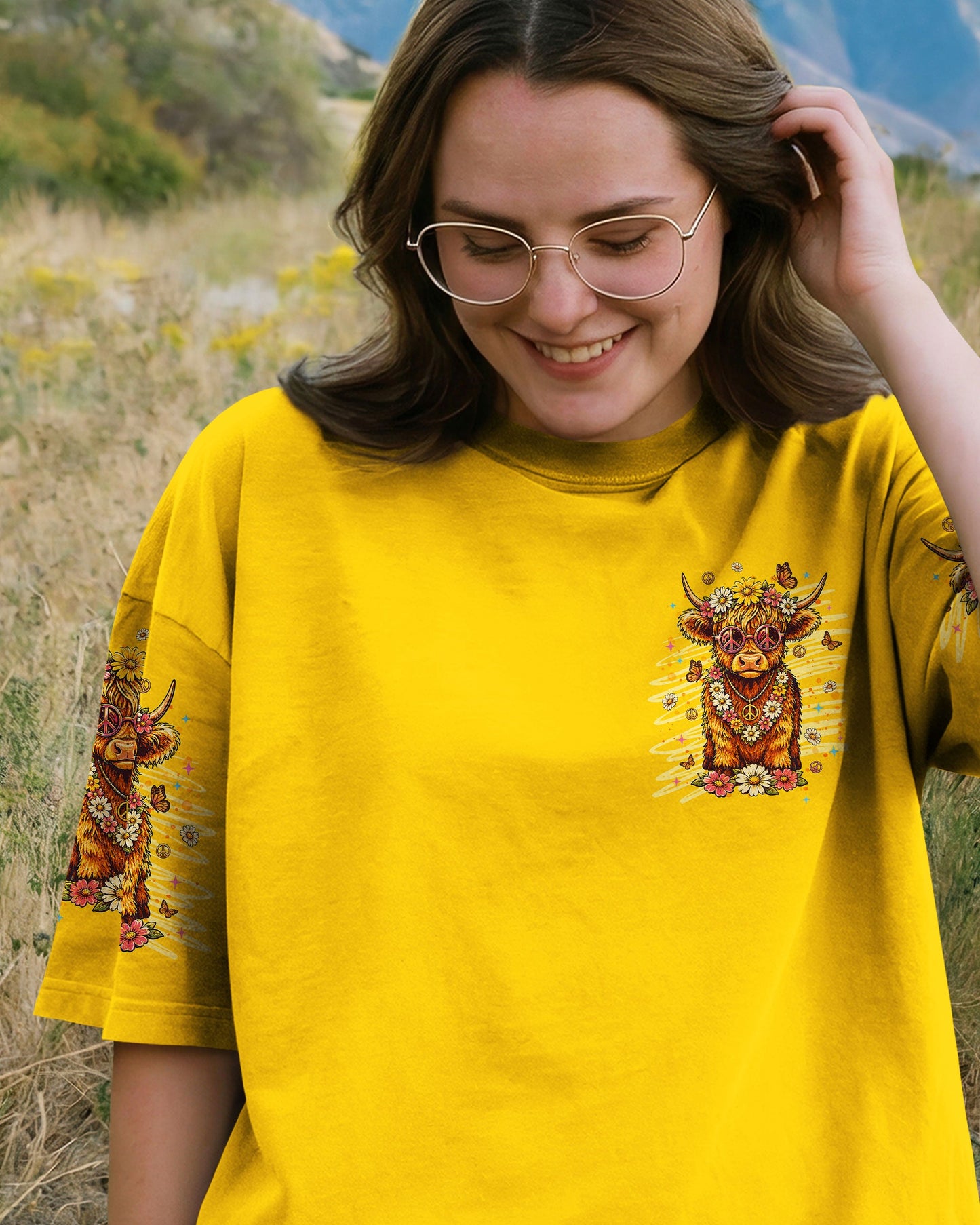 SUCK IT UP BUTTERCUP  COW ALL OVER PRINT  - TLNT0705262