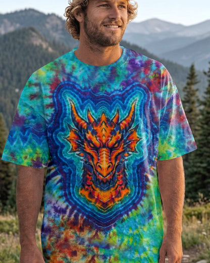 DRAGON SWIRL ALL OVER PRINT - TLHN0804262