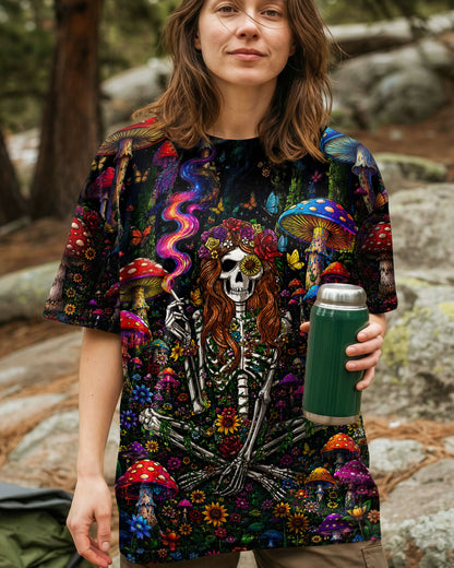 HIPPIE SKELETON SKULL MUSHROOM ALL OVER PRINT - TLTW1105262