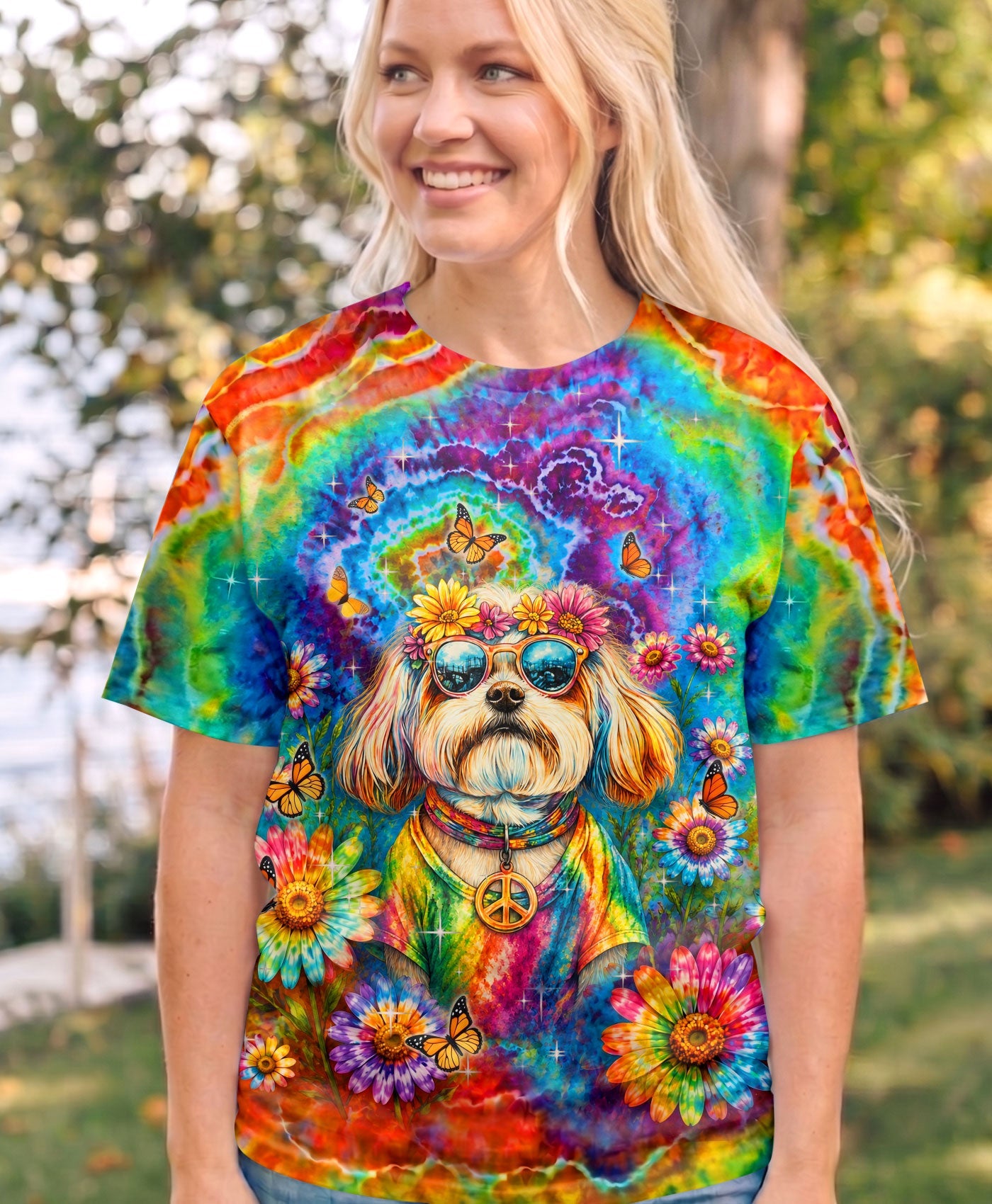 WHISPER WORDS OF WISDOM LET IT BE  SHIH TZU DOG   ALL OVER PRINT  - TLHN1205262