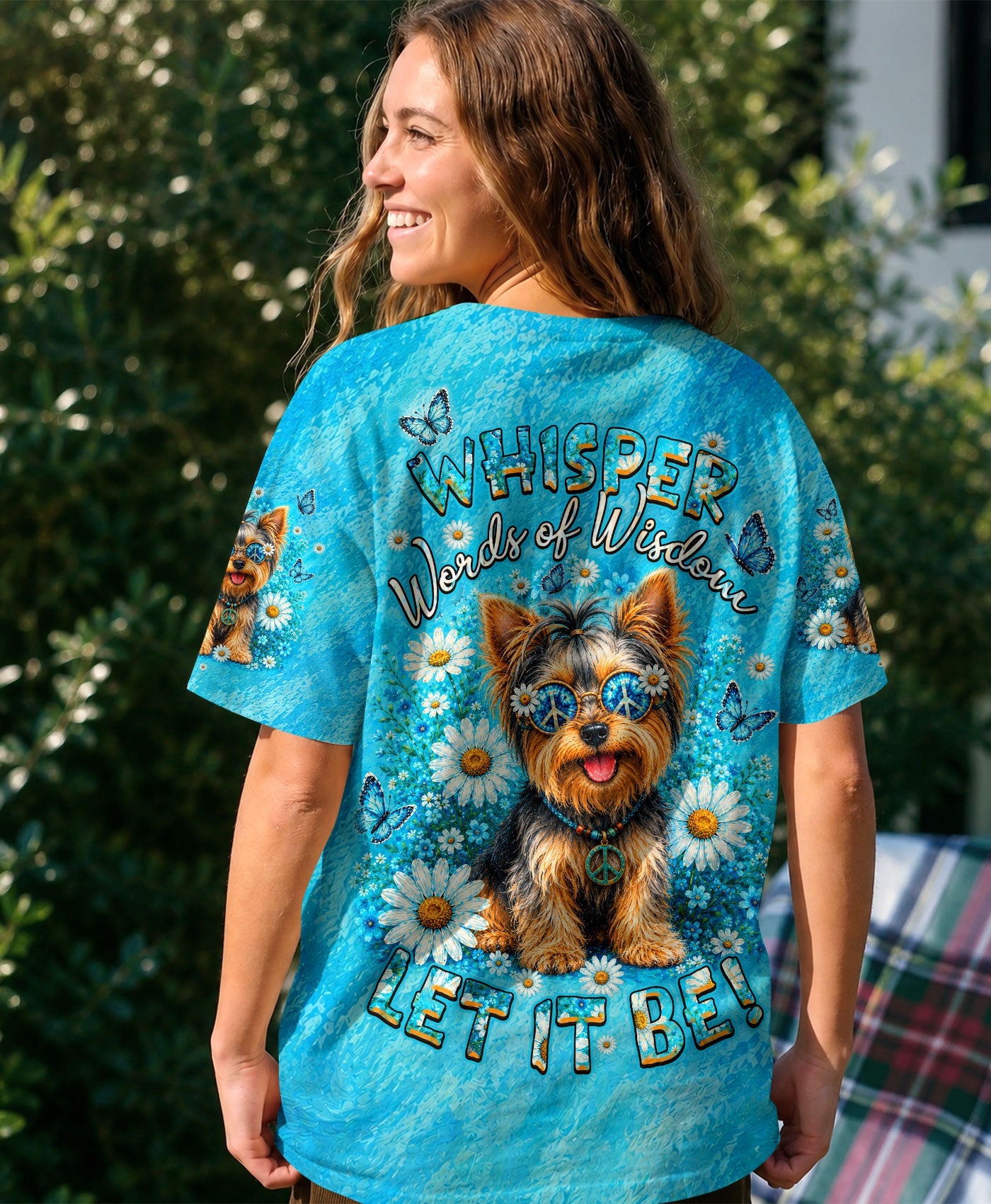 WHISPER WORDS OF WISDOM LET IT BE YORKIE DOG  ALL OVER PRINT - TLHN1405261