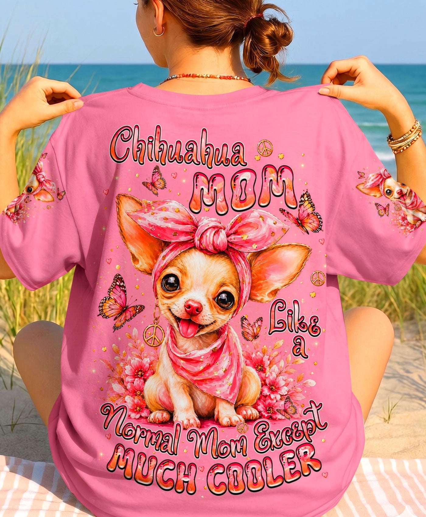 CHIHUAHUA MOM COOLER DOG ALL OVER PRINT - TLHN1805263
