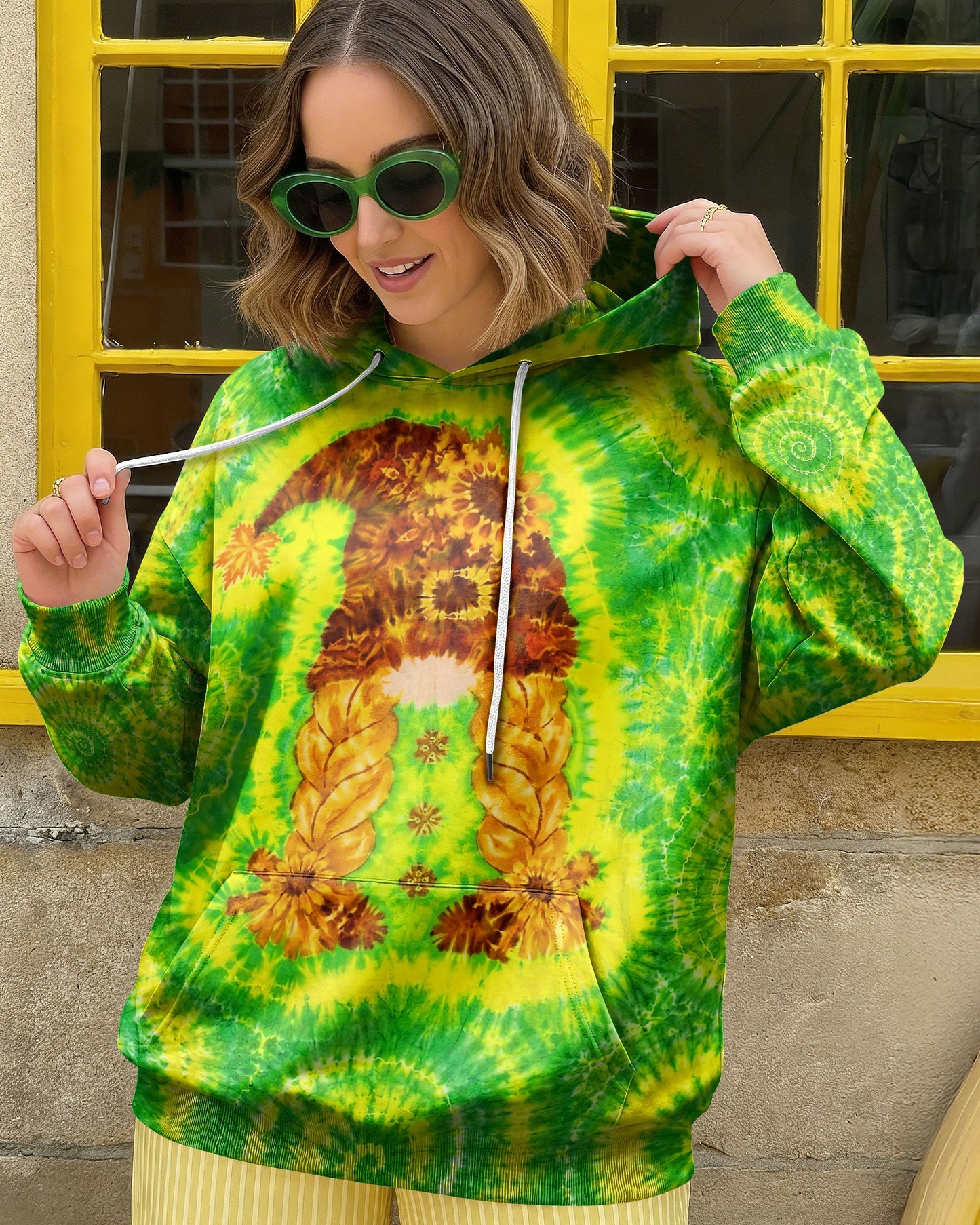 SUNFLOWER GNOME BURST ALL OVER PRINT - TLNT1605262