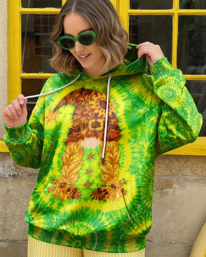 SUNFLOWER GNOME BURST ALL OVER PRINT - TLNT1605262