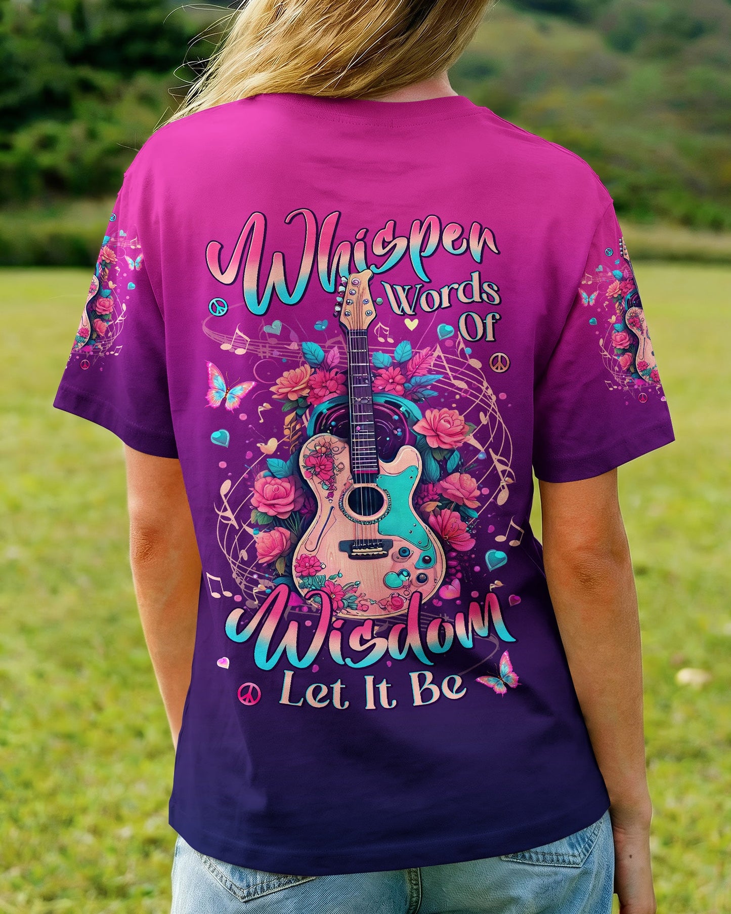 WHISPER WORDS OF WISDOM LET IT BE GUITAR ALL OVER PRINT - TYLN1704261