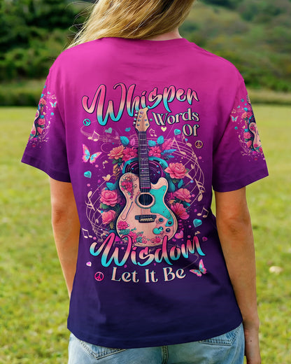 WHISPER WORDS OF WISDOM LET IT BE GUITAR ALL OVER PRINT - TYLN1704261