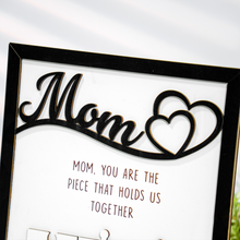 Load image into Gallery viewer, Mother&#39;s Day Personalized Mom Puzzle Sign
