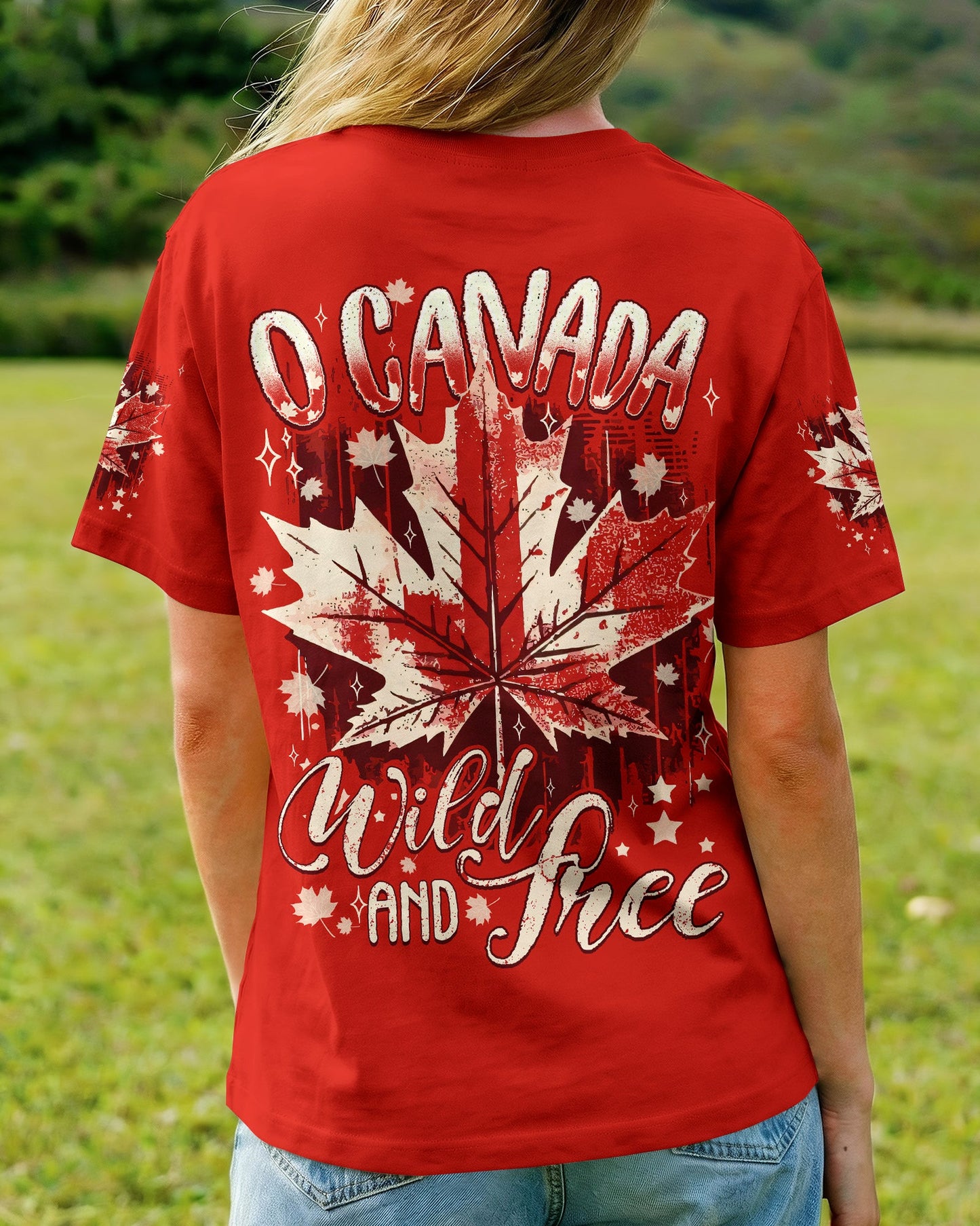 O CANADA WILD AND FREE ALL OVER PRINT - TYQY2406262