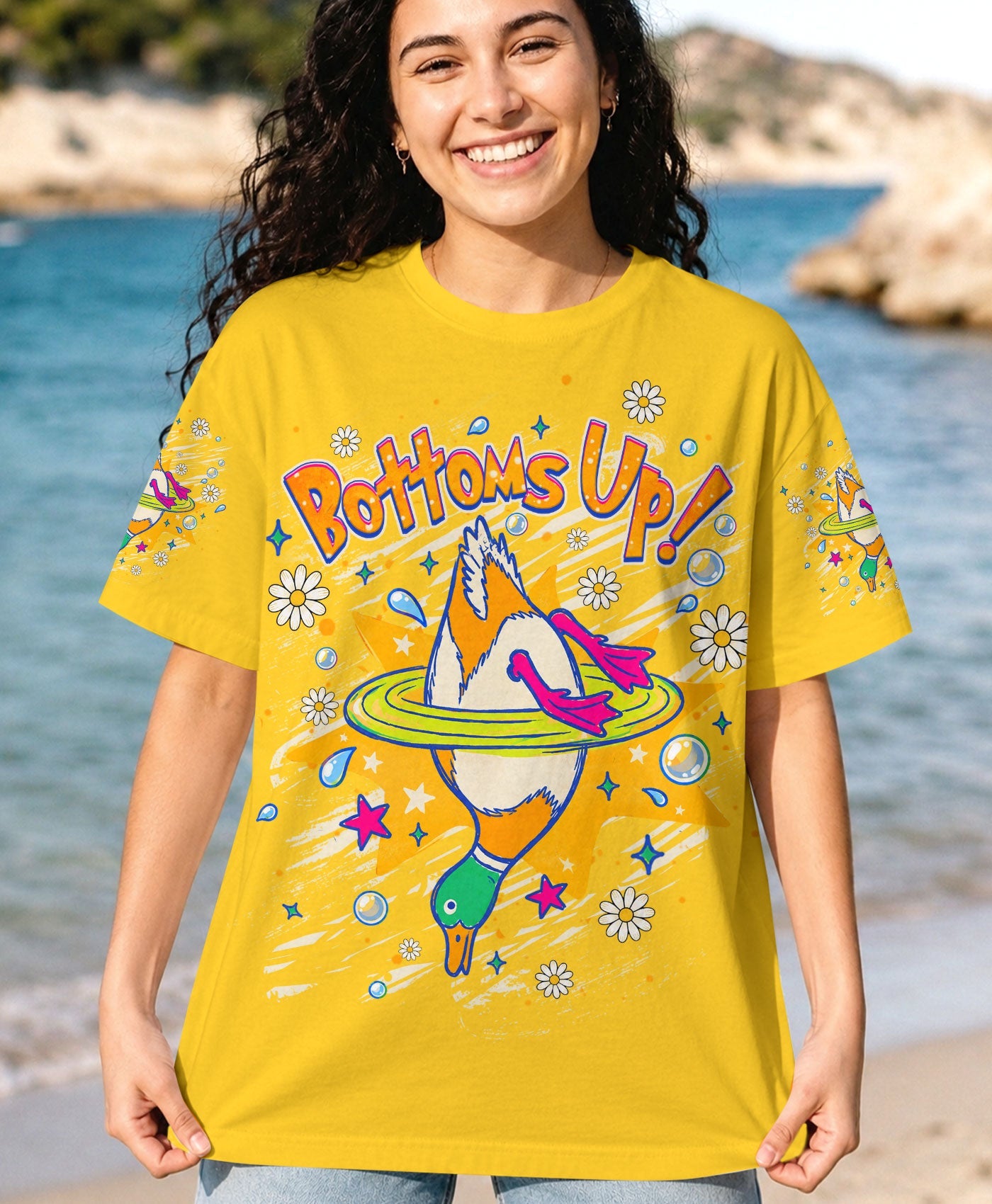 BOTTOMS UP DUCK ALL OVER PRINT - TLHN1206262
