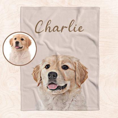 Personalized Pet Dog Cat Custom Soft Blanket