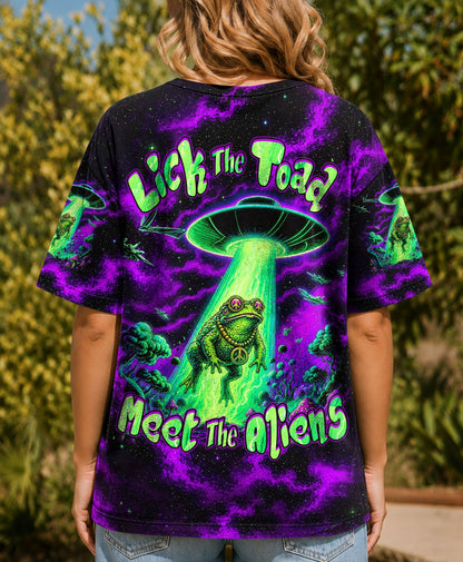 LICK THE TOAD MEET THE ALIENS ALL OVER PRINT   - TLHN2606262