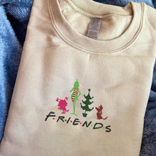 Load image into Gallery viewer, Embroidered Christmas The G-r-i-n-c-h Friends Hoodie Sweatshirt T-Shirt
