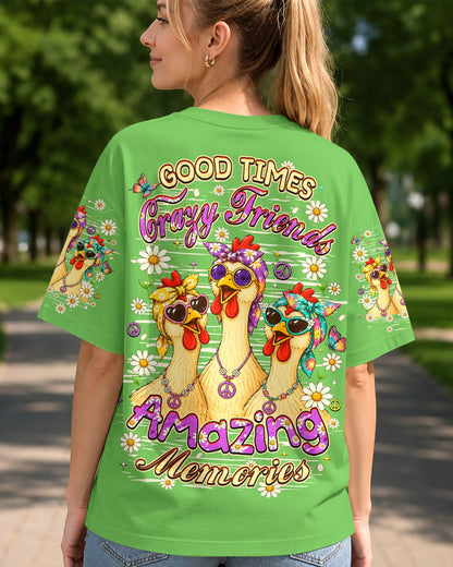 GOOD TIMES CRAZY FRIEND CHICKEN ALL OVER PRINT - TLHN0207261