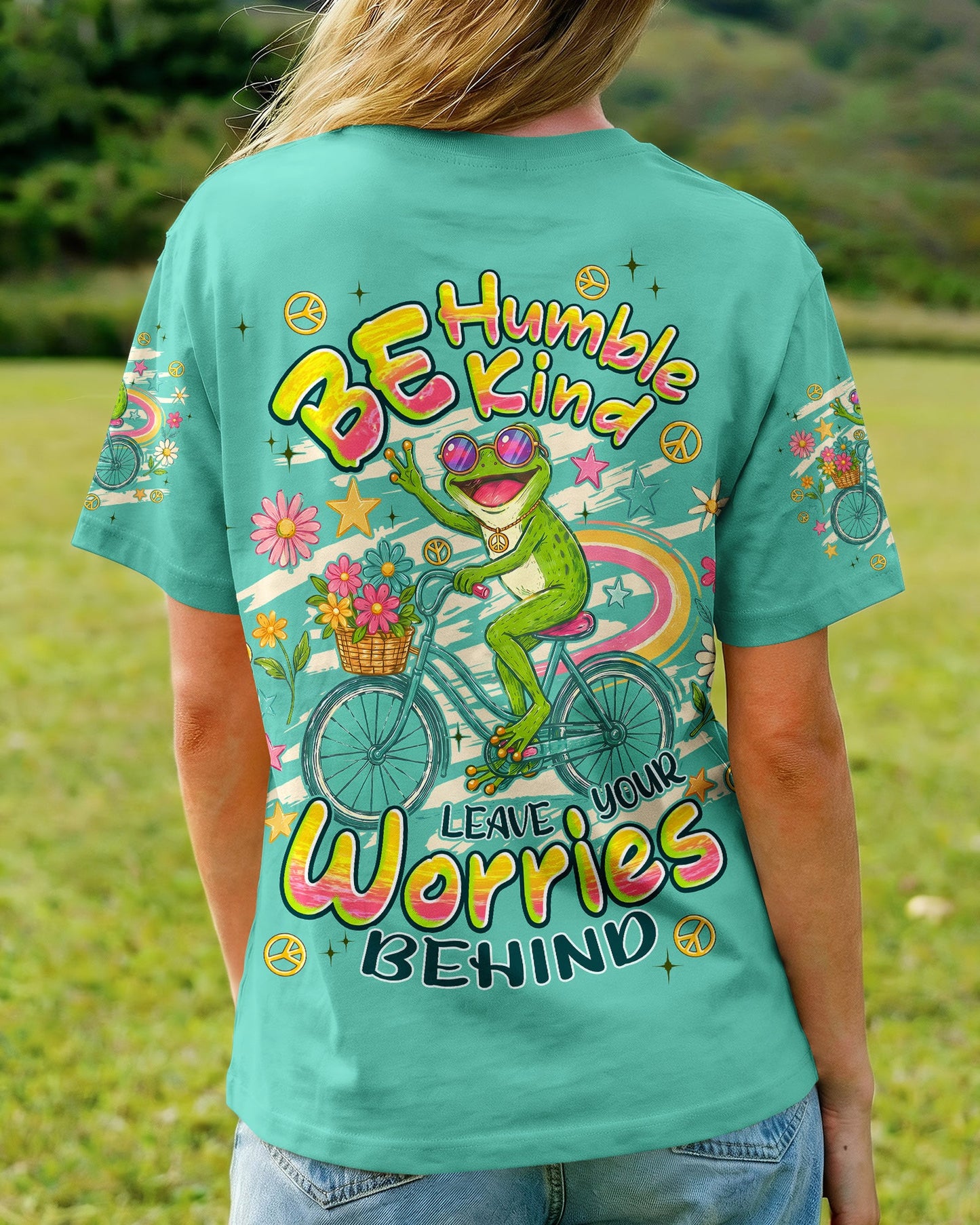 BE HUMBLE BE KIND FROG ALL OVER PRINT - TYPQ0807262
