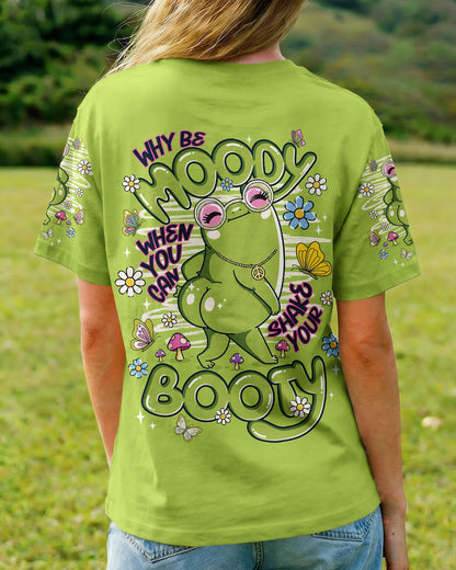WHY BE MOODY FROG ALL OVER PRINT - TLNT1206263