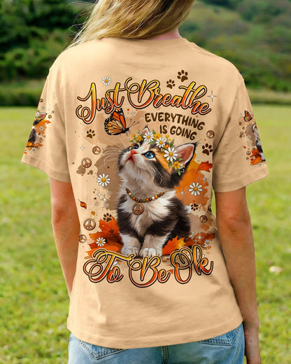 JUST BREATHE CAT ALL OVER PRINT - TYPQ1805261
