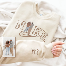 Load image into Gallery viewer, Mother&#39;s Day Personalized Embroidered Family Photo Hoodie Sweatshirt T-Shirt
