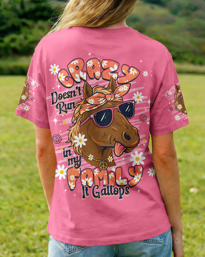 CRAZY DOESN'T RUN HORSE ALL OVER PRINT  - TLHG1506262