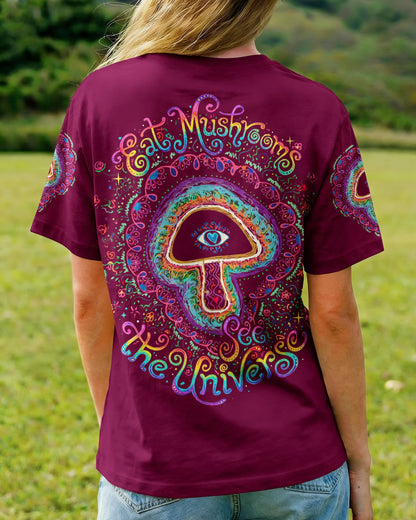 EAT MUSHROOMS SEE THE UNIVERSE COSMIC ALL OVER PRINT – KM1504261