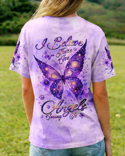 I BELIEVE THERE ARE ANGELS AMONG US BUTTERFLY ALL OVER PRINT - TLHG2906264
