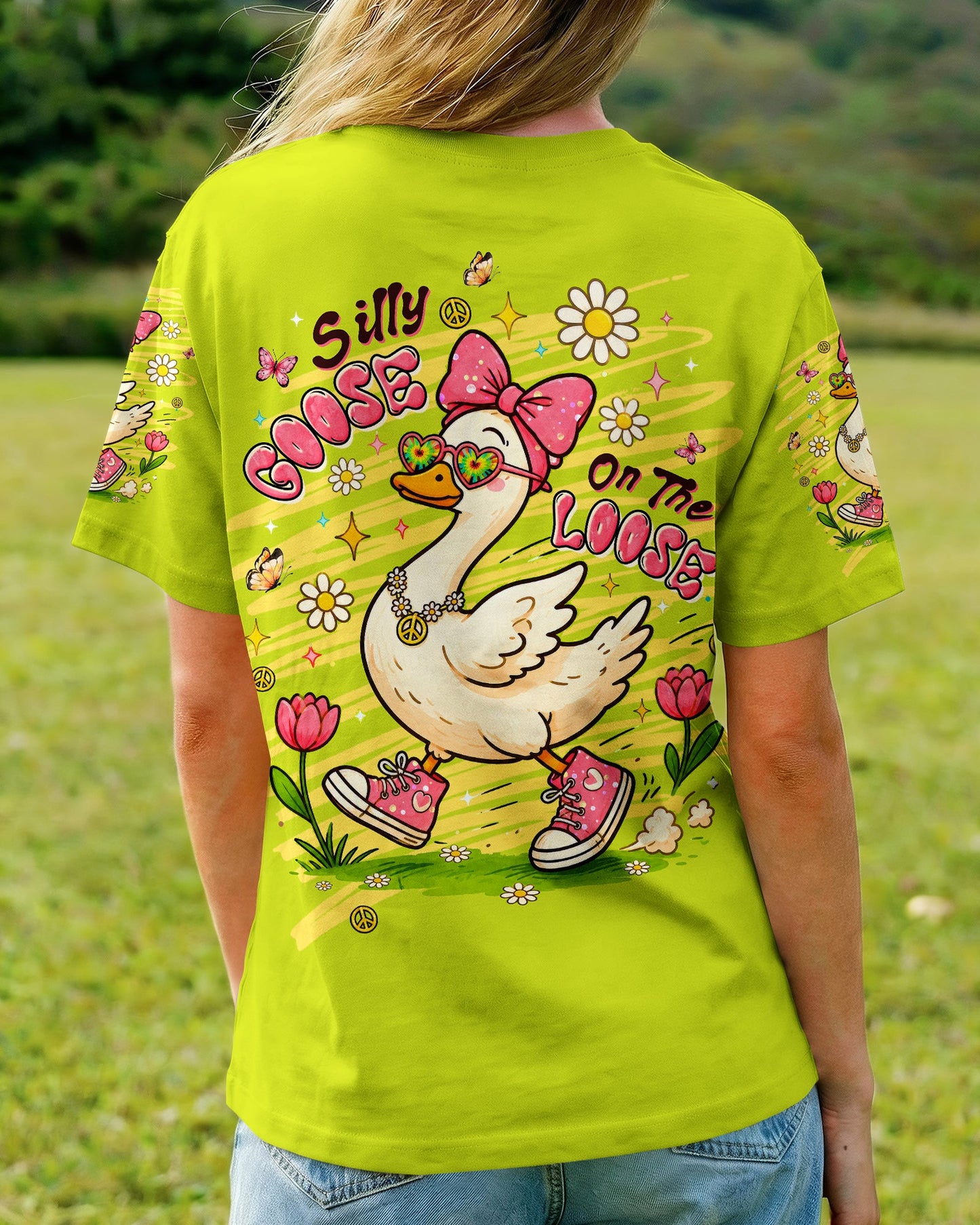 SILLY GOOSE ON THE LOOSE ALL OVER PRINT - TLTW1306262