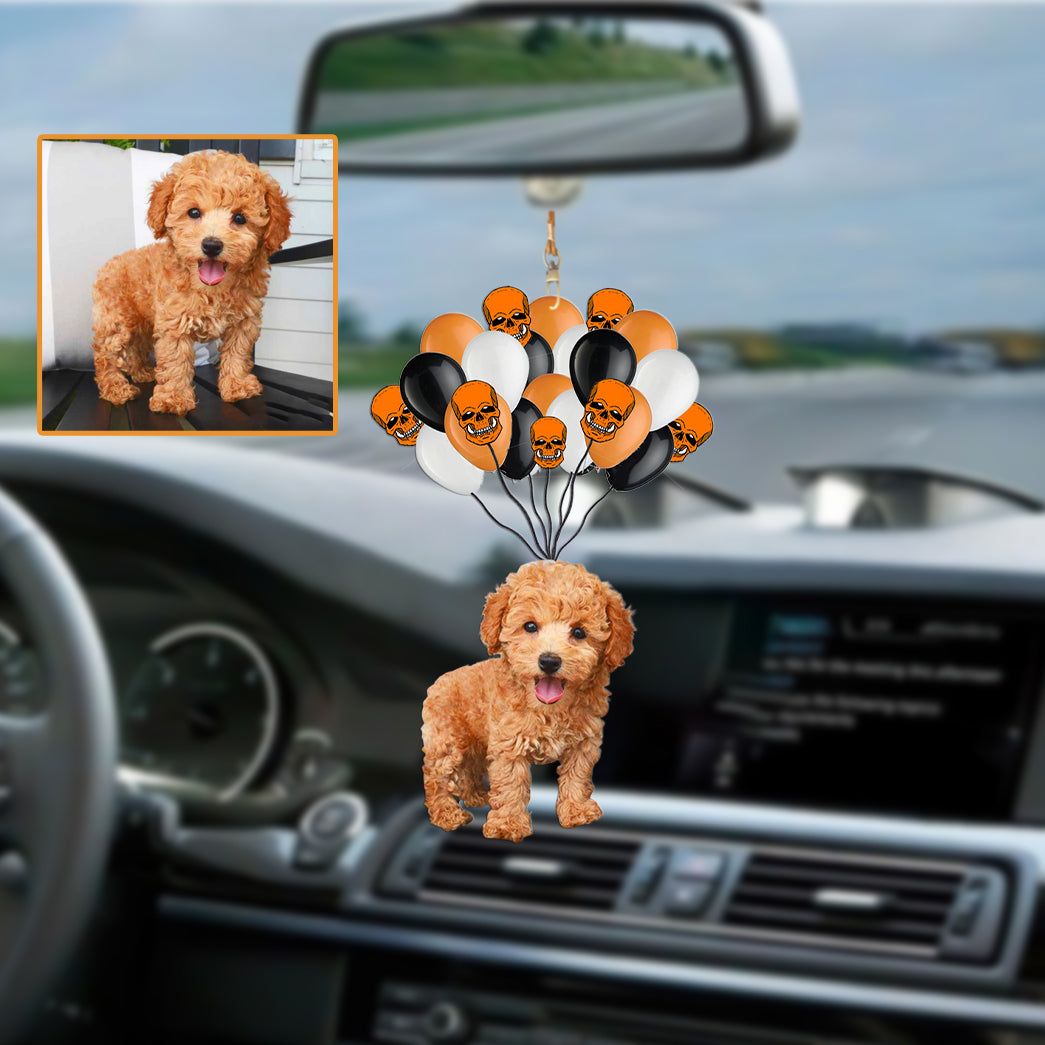 Personalized Halloween Skeleton Pet Dog Cat Car Hanging Ornament