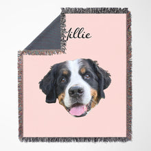 Load image into Gallery viewer, Personalized Pet Custom Woven Blanket
