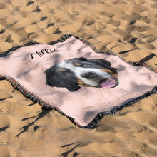 Load image into Gallery viewer, Personalized Pet Custom Woven Blanket
