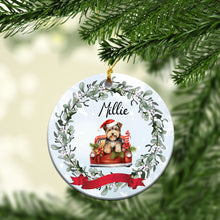 Load image into Gallery viewer, Personalized Dog Car Custom Ceramic Ornament
