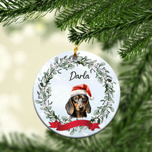 Load image into Gallery viewer, Personalized Pet Christmas Custom Ceramic Ornament
