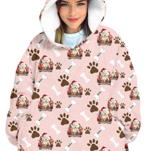 Load image into Gallery viewer, Personalized Dog Car Blanket Hoodie
