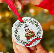 Load image into Gallery viewer, Personalized Dog Car Custom Ceramic Ornament
