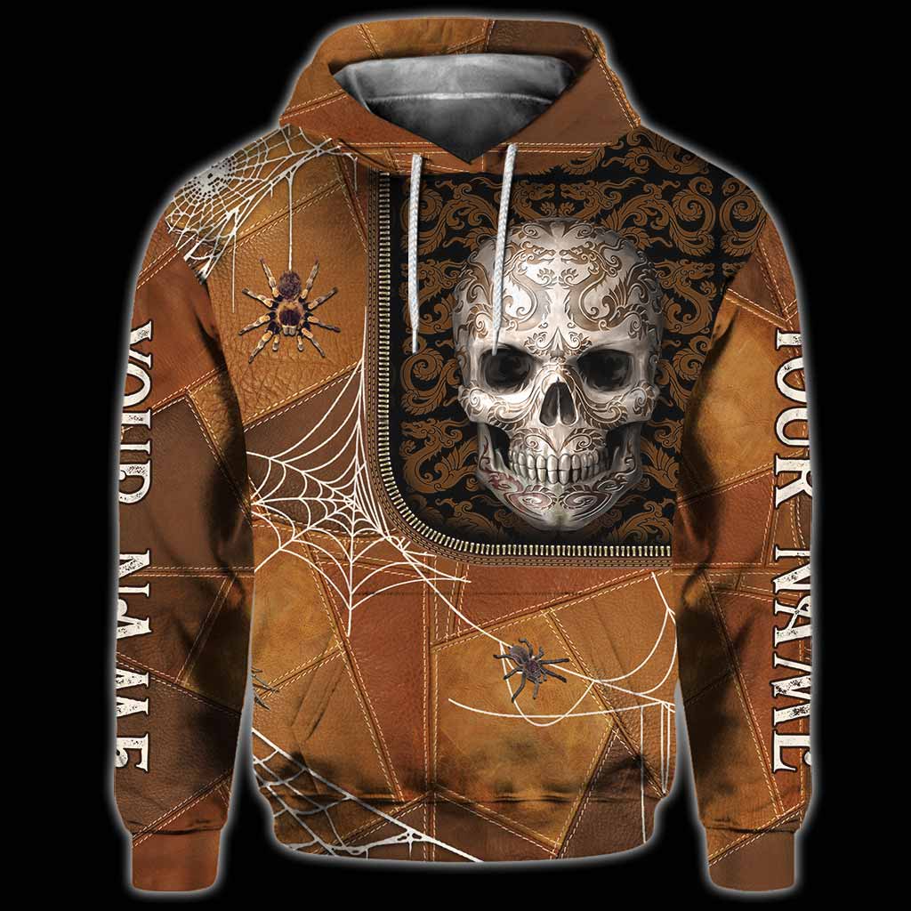 Halloween Vibes - Skull Personalized All Over T-shirt and Hoodie