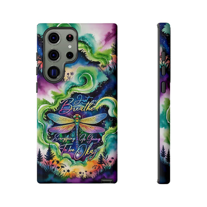 JUST BREATH DRAGONFLY  PHONE CASE  - TLHG2304264